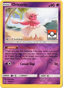Oricorio - 55/145 (League Challenge) [2nd Place] (055/145) [League & Championship Cards]