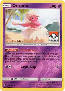 Oricorio - 55/145 (League Challenge) [3rd Place] (055/145) [League & Championship Cards]