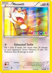 Meowth (Toys R Us Promo) (053/083) [Miscellaneous Cards & Products]