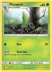 Metapod (2/147) [SM - Burning Shadows]