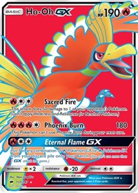 Ho-Oh GX (Full Art) (131/147) [SM - Burning Shadows]