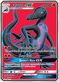 Salazzle GX (Full Art) (132/147) [SM - Burning Shadows]