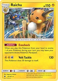 Raichu (41/147) [SM - Burning Shadows]