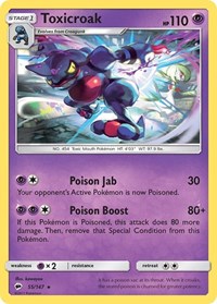 Toxicroak (55/147) [SM - Burning Shadows]