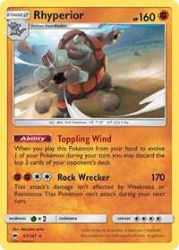Rhyperior (67/147) [SM - Burning Shadows]