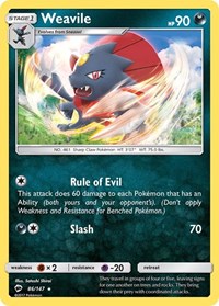 Weavile (86/147) [SM - Burning Shadows]