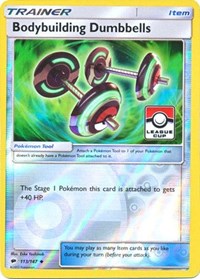 Bodybuilding Dumbbells - 113/147 (League Cup) (113/147) [League & Championship Cards]