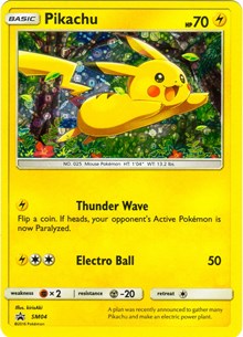 Pikachu - SM04 (General Mills) (SM04) [Miscellaneous Cards & Products]