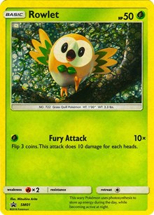 Rowlet - SM01 (General Mills Promo) (SM01) [Miscellaneous Cards & Products]