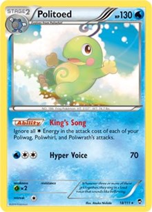 Politoed - 18/111 (Cosmos Holo) (018/111) [Miscellaneous Cards & Products]
