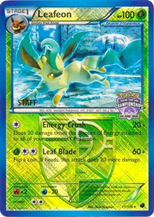 Leafeon - 11/116 (State Championships) [Staff] (011/116) [League & Championship Cards]
