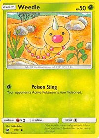 Weedle (1/111) [SM - Crimson Invasion]