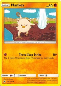 Mankey (50/111) [SM - Crimson Invasion]