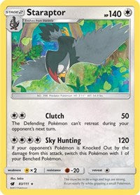 Staraptor (83/111) [SM - Crimson Invasion]