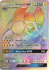 Alolan Golem GX (Secret) (113/111) [SM - Crimson Invasion]