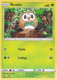 Rowlet - 1/12 (001/012) [McDonald's Promos 2017]