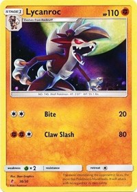 Lycanroc (#30 Holofoil) (30/30) [SM Trainer Kit: Lycanroc & Alolan Raichu]