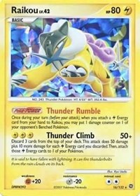 Raikou - 16/132 (Cracked Ice Holo) (016/132) [Miscellaneous Cards & Products]