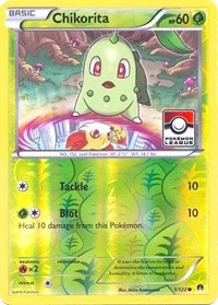 Chikorita - 1/122 (Pokemon League) (001/122) [League & Championship Cards]