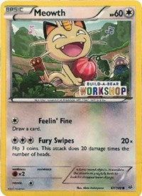 Meowth - 67/108 (Build-A-Bear Workshop Exclusive) (067/108) [Miscellaneous Cards & Products]