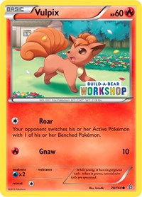 Vulpix - 20/160 (Build-A-Bear Workshop Exclusive) (020/160) [Miscellaneous Cards & Products]