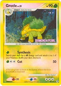 Grotle - 49/130 [Diamond & Pearl] (049/130) [Burger King Promos]