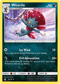 Weavile (74/156) [SM - Ultra Prism]