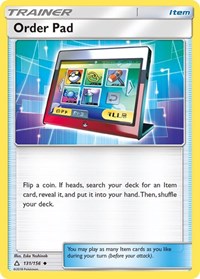 Order Pad (131/156) [SM - Ultra Prism]