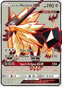 Dusk Mane Necrozma GX (Full Art) (145/156) [SM - Ultra Prism]
