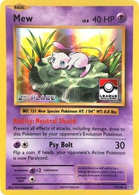 Mew - 53/108 (League Challenge) [2nd Place] (053/108) [League & Championship Cards]