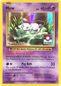 Mew - 53/108 (League Challenge) [4th Place] (053/108) [League & Championship Cards]