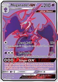 Naganadel GX (Full Art) (121/131) [SM - Forbidden Light]