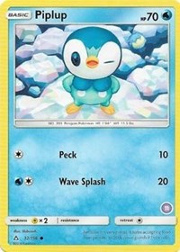 Piplup (11) (32/156) [SM Trainer Kit: Alolan Sandslash & Alolan Ninetales]