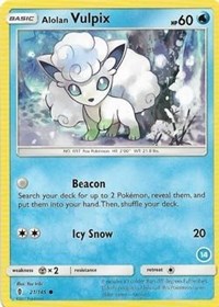 Alolan Vulpix (14) (21/145) [SM Trainer Kit: Alolan Sandslash & Alolan Ninetales]