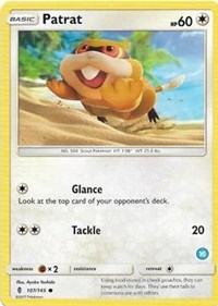 Patrat (16) (107/145) [SM Trainer Kit: Alolan Sandslash & Alolan Ninetales]