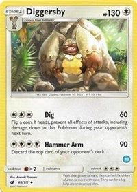 Diggersby (18) (88/111) [SM Trainer Kit: Alolan Sandslash & Alolan Ninetales]