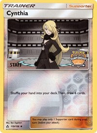 Cynthia (Regional Championships) [Staff] (119/156) [League & Championship Cards]