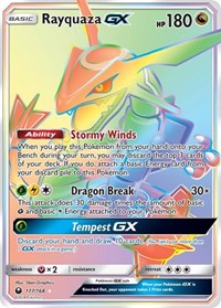 Rayquaza GX (Secret) (177/168) [SM - Celestial Storm]