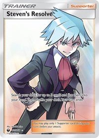 Steven's Resolve (Full Art) (165/168) [SM - Celestial Storm]