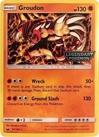 Groudon (Cosmos Holo) (Gamestop Promo) (081/168) [Miscellaneous Cards & Products]