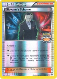 Giovanni's Scheme - 138/162 (Regional Championships) (138/162) [League & Championship Cards]
