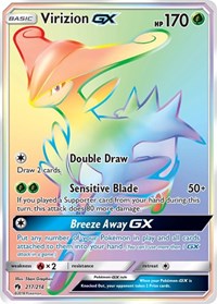 Virizion GX (Secret) (217/214) [SM - Lost Thunder]
