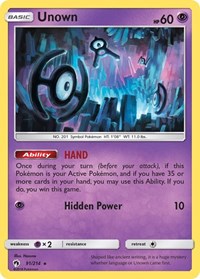 Unown (91) (91/214) [SM - Lost Thunder]
