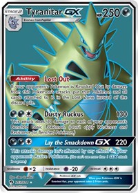 Tyranitar GX (Full Art) (203/214) [SM - Lost Thunder]