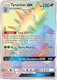 Tyranitar GX (Secret) (223/214) [SM - Lost Thunder]