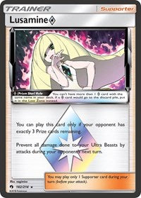Lusamine Prism Star (182/214) [SM - Lost Thunder]