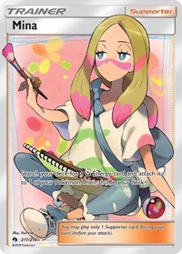 Mina (Full Art) (211/214) [SM - Lost Thunder]
