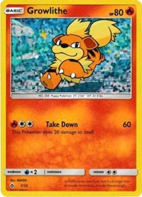 Growlithe - 1/12 (001/012) [McDonald's Promos 2018]