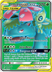 Celebi & Venusaur GX (Full Art) (159/181) [SM - Team Up]