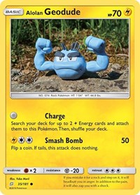 Alolan Geodude (35) (35/181) [SM - Team Up]